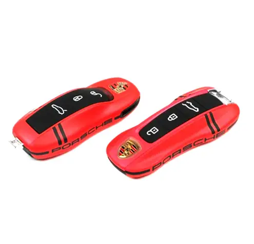 Porsche 911 2019+ Anahtar Kılıfı Kırmızı